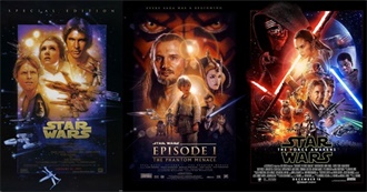 Star Wars Movies and TV Movies