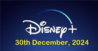 Sean Bradley&#39;s Disney+ Watchlist (As of 30/12/24)