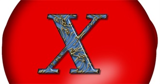 Disliked Things Starting With X