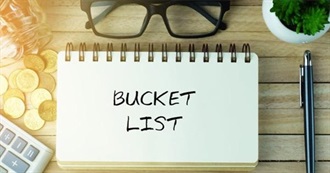 Bucket List Challenge - Amazing Life Experiences