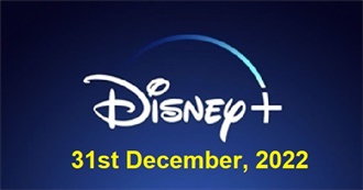 Sean Bradley&#39;s Disney+ Watchlist (As of 31/12/22)