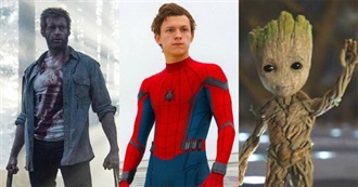 Marvel Movies Up Until 2017
