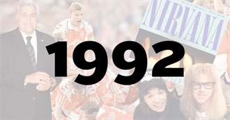 Tehn&#39;s Fave Songs From the Year 1992