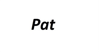 40 Well Known People Named Pat