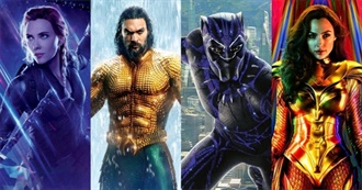 Favourite Marvel/DC Movies and TV Shows