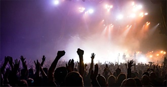 Artists I&#39;ve Seen Live (2011-2024)