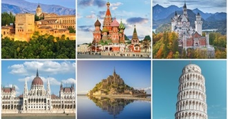 90 Man-Made Wonders Visited in Europe
