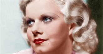 Jean Harlow Movieography
