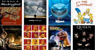 How Many Have U Watched/Read/Listened To? - Cross Section of Faves Across Genres