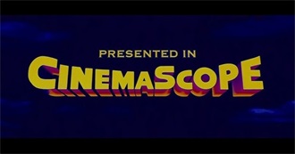 All Films Released in Cinemascope