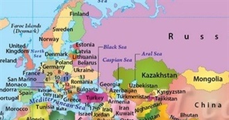 Books Read From European Countries Excluding UK
