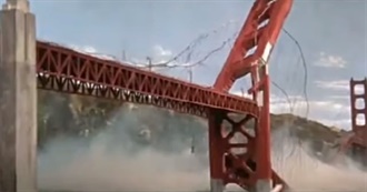 Golden Gate Bridge Destructionnin Movies