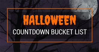 Halloween Bucket List