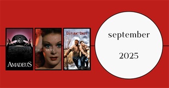 Carol Watches Movies - September 2025