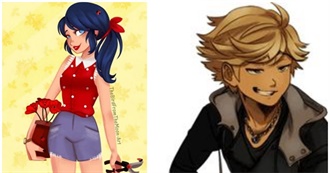 Miraculous Ladybug Characters and Ships