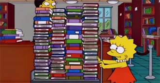 Lisa Simpson&#39;s Bookshelf
