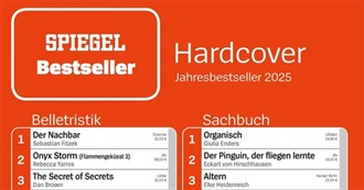 Spiegel Bestseller 2025 - Fiction (German Books - Deutsche Bücher)