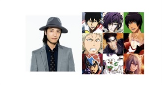 A List of Characters Voiced by Toriumi Kōsuke