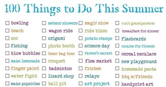 Ligeia&#39;s Bucket List