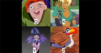 The &#39;Q, X, Y, Z&#39; Characters
