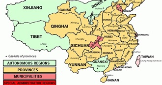 Which of These Chinese Provinces Have You Visited?