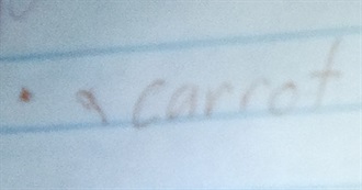 Random List of Foods #1