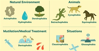 Phobias: A-Z