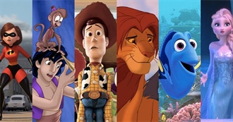 Disney and Pixar Animated Feature Films