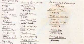 Kurt Cobain&#39;s 50 Favorite Albums