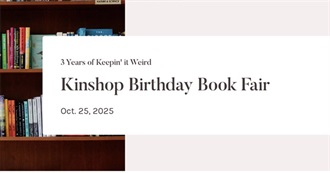 Kinshop Birthday Book Fair Catalog