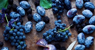 BLUE / BLEU / AZRAQ - All These Foods Are the Same Color