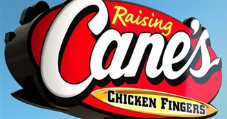 Raising Cane&#39;s Menu