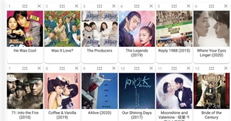 Asian Dramas/Movies Watched Between September and December 2020