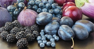 Blue and Purple Foods