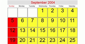 Films Weird Paul Saw in September 2004