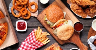 100 Most Popular Foods in the US