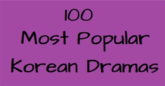 100 Most Popular Korean Dramas
