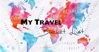 Cabin Crew&#39;s Travel Bucket List