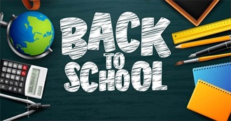 Back to School List K-12