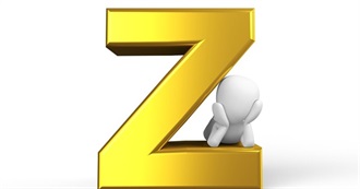 Disliked Things Starting With Z