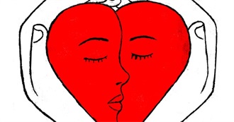 Two Characters in Love on Poster