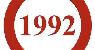 The Most Popular Books of 1992