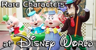 Rare Disney Characters