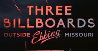 The 90th (2018) Academy Awards Best Picture Nominee~~Three Billboards Outside Ebbing, Missouri