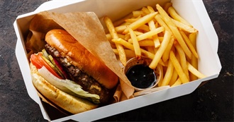 Fast Food Places Menu