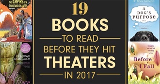 Books Becoming Movies in 2017 (via BuzzFeed)
