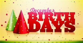Celebrity Birthdays December