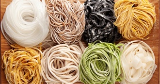 Random List of 14 Noodles