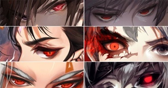 Characters With Red/Pink Eyes