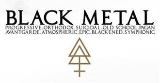 Top 100 Black Metal Albums